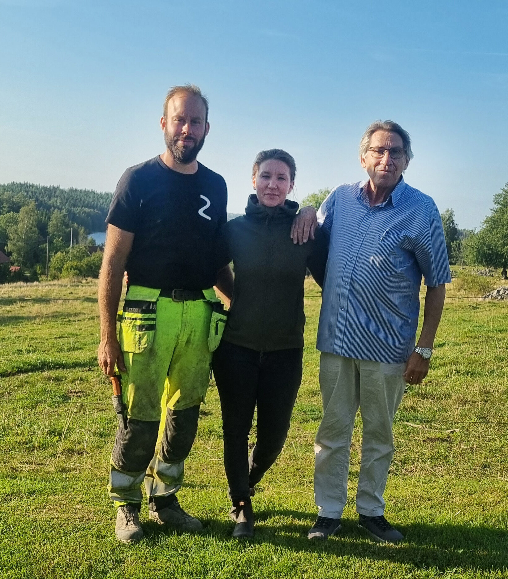 Familjen Robach bytte storstaden mot släktgård i lantlig idyll