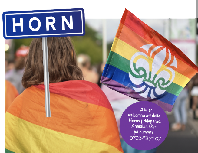 Första prideparaden i Horn