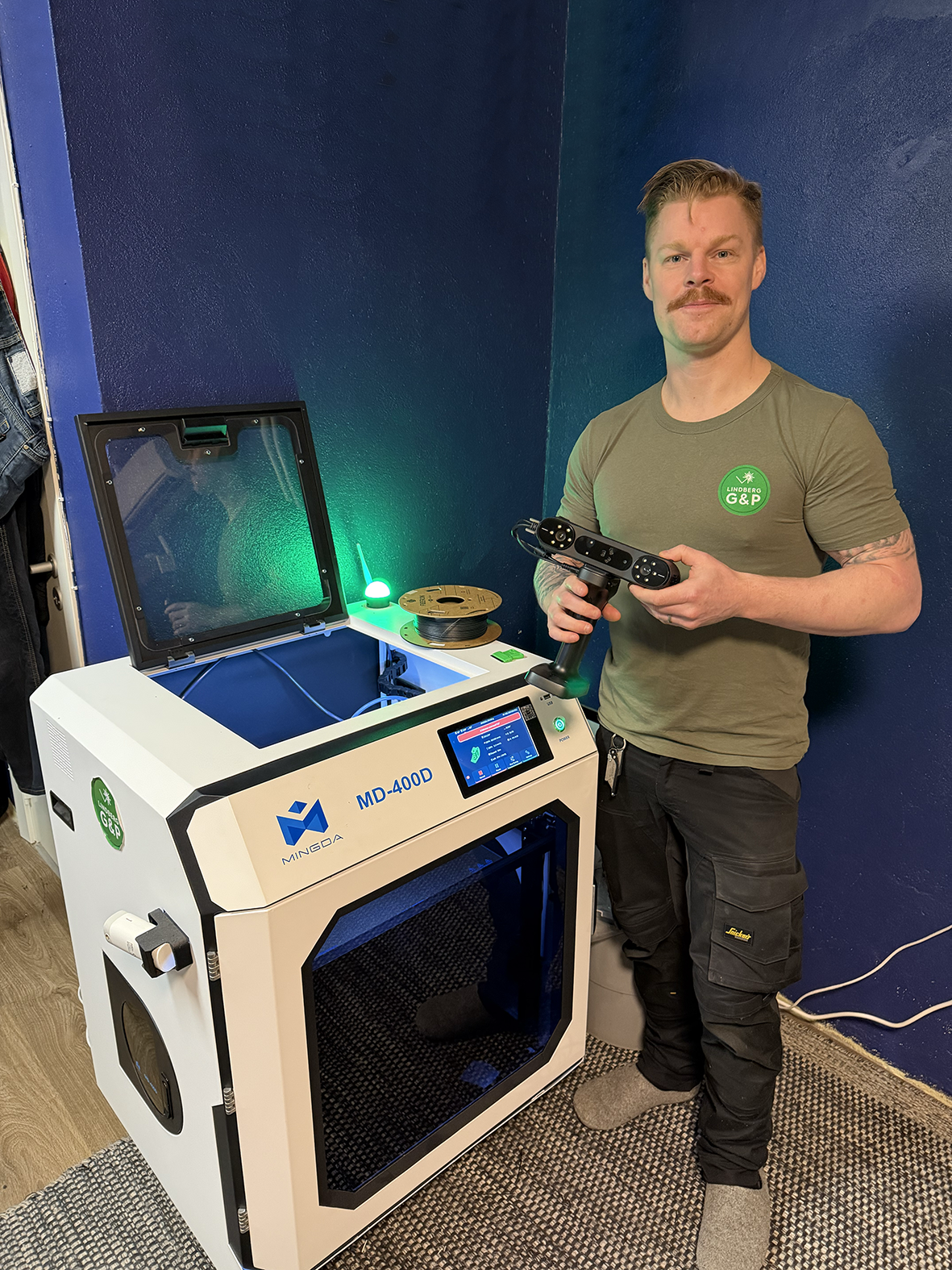 Jimmy 3D-printar skräddarsydda lösningar